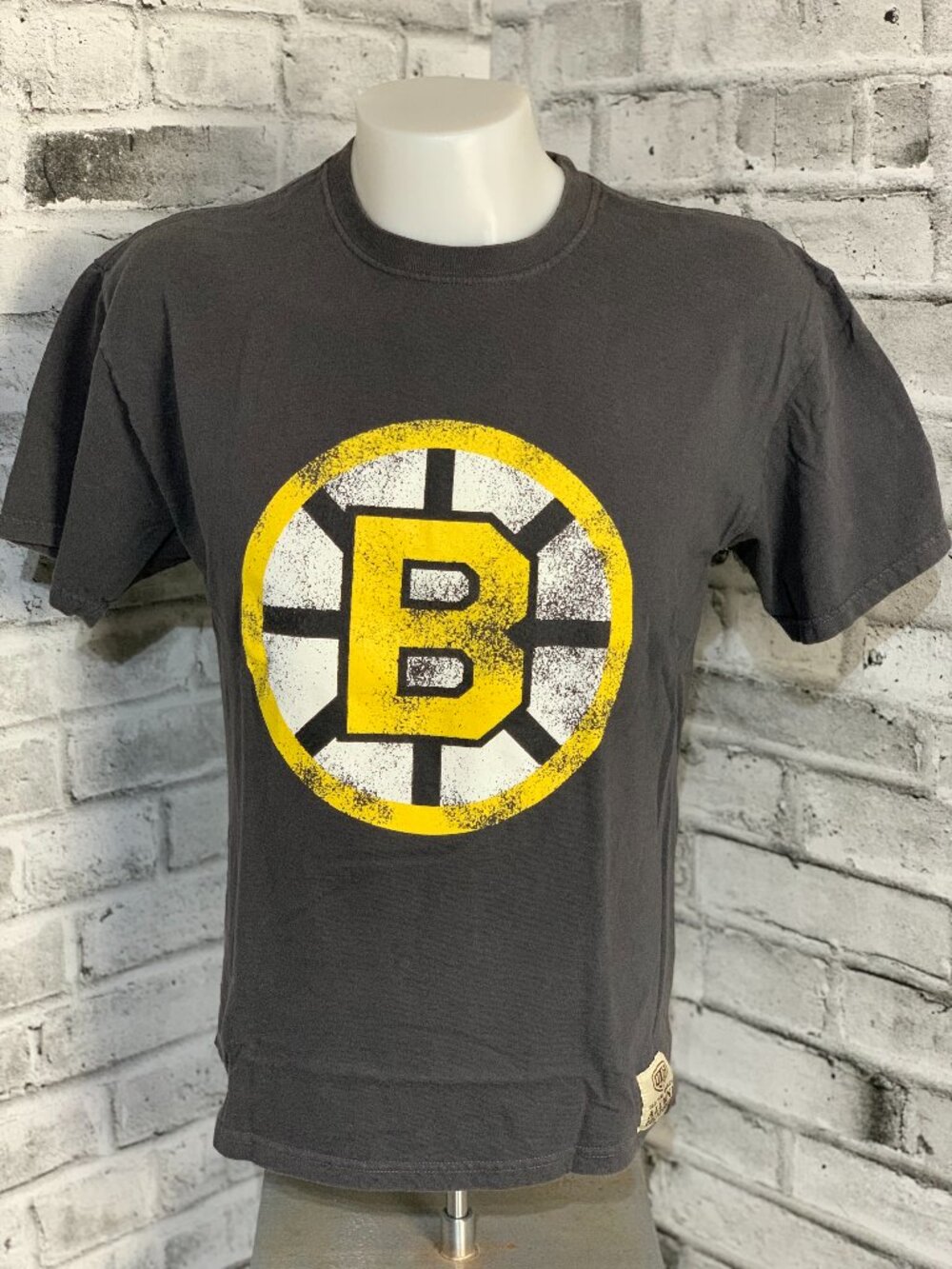 Boston Bruins T Shirt Cam Neely #8 Old Time Hockey Mens Size L Black Retro NHL